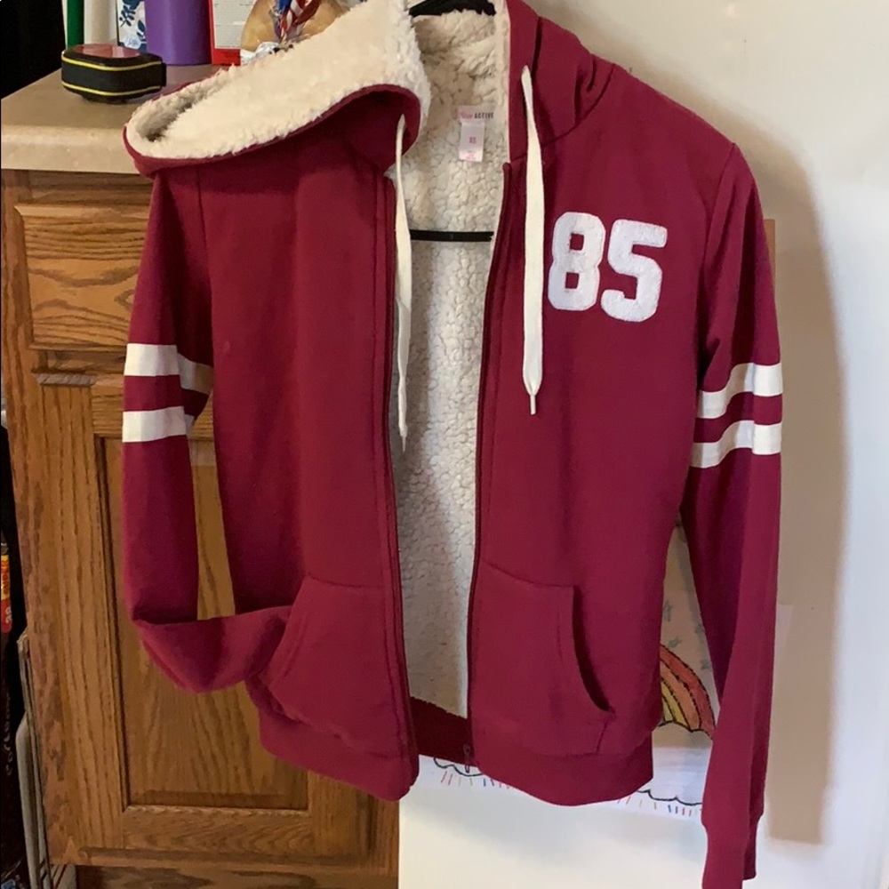 Fleece lined hoodie